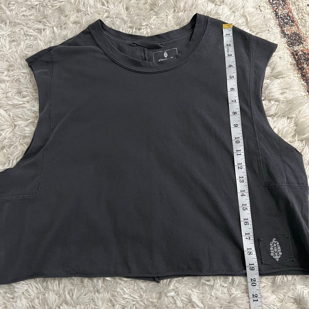 FP Movement Free People Washed Black Inspire Tank Size S - Picture 7 of 7
